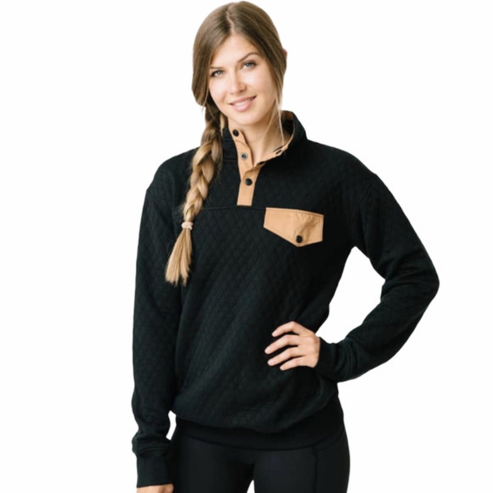 Zyia Quilted Pullover